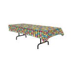 Discovloer tafelkleed 275 x 135 cm - Disco feest, Verzenden, Nieuw