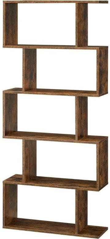 Hoppa! LBC61BX boekenkast 70x24x159 cm van €53 voor €39, Huis en Inrichting, Minder dan 50 cm, 75 cm of meer, Luxe, Nieuw