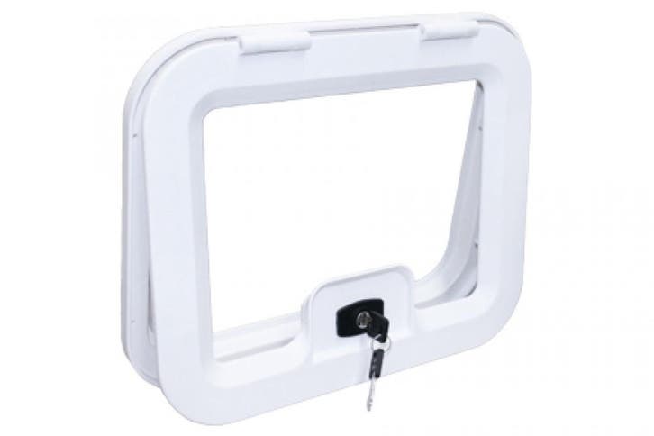 Serviceluik Edu 350 Wit, Caravans en Kamperen, Camper-accessoires, Nieuw, Ophalen of Verzenden