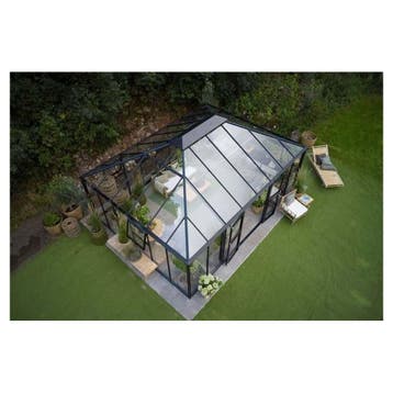 Juliana Grand Oase 25,6 tuinkamer - antracietgrijs, Verzenden, Nieuw