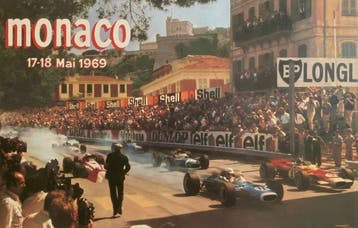 R. Maestri - Gran Prix Monaco 1969 - Jaren 1980, Antiek en Kunst