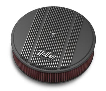 HOLLEY FINNED VINTAGE STYLE AIR CLEANER - 14 DIAMETER X 3, Ophalen of Verzenden, Nieuw