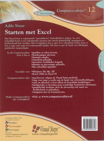 Starten met Excel / Computercahier / 12 9789059053618, Boeken, Verzenden, Gelezen, A. Stuur
