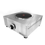 GGM Gastro | Elektrisch fornuis - 2,6 kW - 1 platen rond |, Verzenden, Nieuw, Inbouw