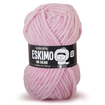 DROPS Snow / Eskimo Uni - 30 pastelroze - Wol Garen, Ophalen of Verzenden, Nieuw