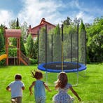Trampoline Garfunky met veiligheidsnet - 244 cm, Verzenden, Nieuw