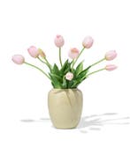 HEMA Vaas 15cm keramiek spikkels groen, Huis en Inrichting, Woonaccessoires | Vazen, Verzenden, Nieuw, Groen