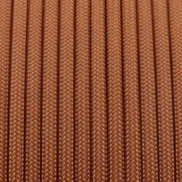 Rol 100 meter - Caramel Paracord 550 - #50, Ophalen of Verzenden, Nieuw, Draad
