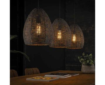 Hanglamp Armor 3 Lampen | Ray, Huis en Inrichting, Lampen | Hanglampen, Ophalen of Verzenden, Nieuw