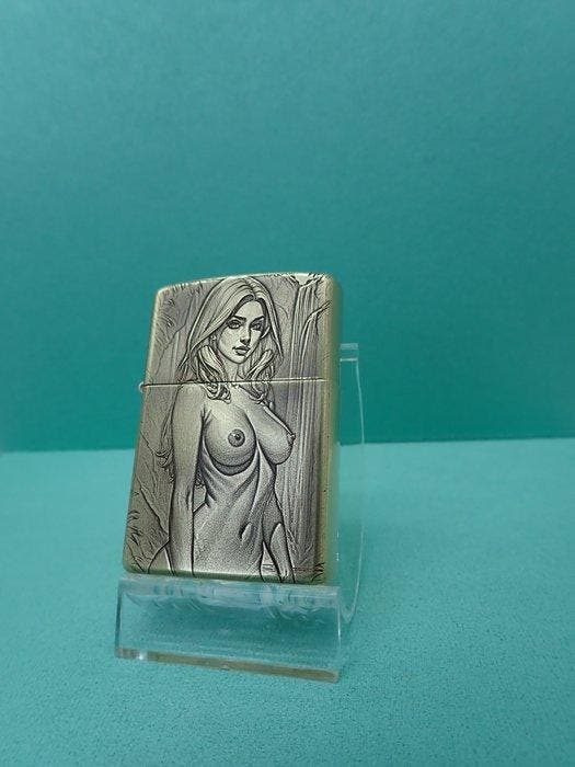 Zippo - Zippo Custom - Waterfall - Zonder minimumprijs -, Verzamelen, Rookartikelen, Aanstekers en Luciferdoosjes