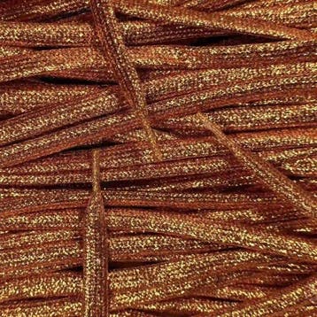 Glitter veters - Brons • 120  cm x 8 mm, Ophalen of Verzenden, Nieuw