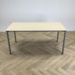 Eromes kantinetafel 160x80 cm, Ahorn - grijs, Ophalen of Verzenden, Gebruikt, Bureau