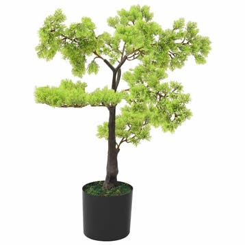vidaXL Kunstplant met pot cipres bonsai 60 cm groen, Huis en Inrichting, Verzenden, Nieuw