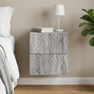 vidaXL Wandbeugel Bedkast Grijs Sonoma 34,5 x 33 x 40 cm, Minder dan 45 cm, Verzenden, Nieuw, Minder dan 55 cm