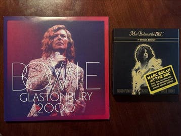 David Bowie, T. Rex - 2x multiple vinyl box sets LPs + 7, Cd's en Dvd's, Nieuw in verpakking