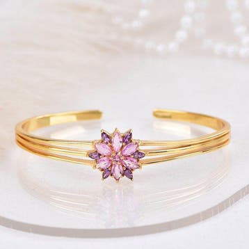 Zonder minimumprijs - Armband Zilver - Gemengde edelstenen -, Nieuw