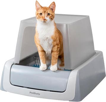 ScoopFree Kattenbak met Kap | Retourdeal | Laatste Stuk!, Ophalen of Verzenden, Zelfreinigend, Nieuw, Gesloten