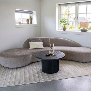 2dekans | Vloerkleed Ivoor - Wol - 230x160x1cm - Vloerkleed, Ophalen of Verzenden, Zo goed als nieuw