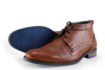 Manfield Veterboots in maat 44 Cognac, Manfield, Overige kleuren, Verzenden, Boots
