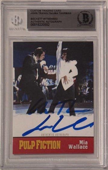 Pulp Fiction - John Travolta & Uma Thurman - Trading Card -, Verzamelen, Nieuw