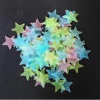 Set van 100 Glow in the Dark Sterren Muurstickers Plafond, Verzenden, Nieuw