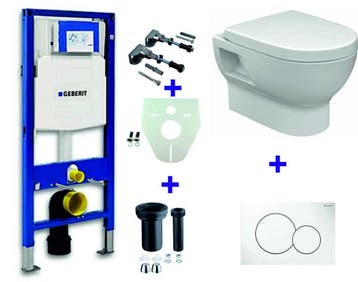 Geberit UP-320 + Mercurius OnePack + Sigma 01 wit, Doe-het-zelf en Verbouw, Sanitair, Verzenden, Nieuw