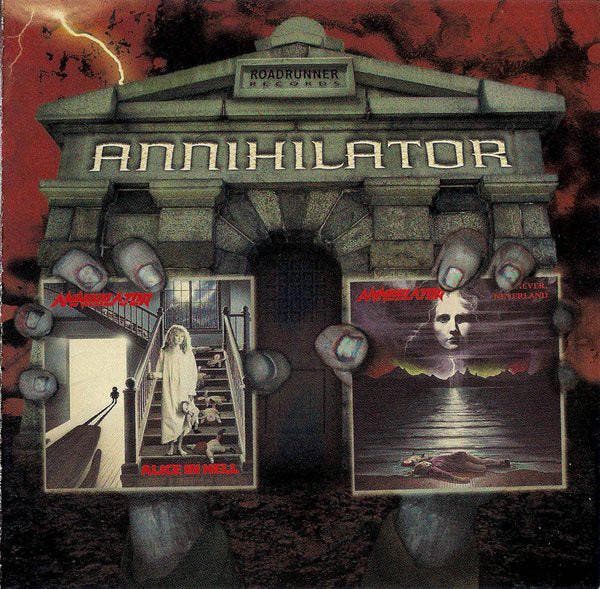 cd - Annihilator - Alice In Hell / Never, Neverland, Cd's en Dvd's, Cd's | Overige Cd's, Zo goed als nieuw, Verzenden