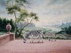 Marina Radius (1953-) - Zebras in surreal landscape