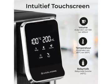 CoolHome HW24 - Heetwaterdispenser - 2,5L 40–100°C Touch, Verzenden, Nieuw