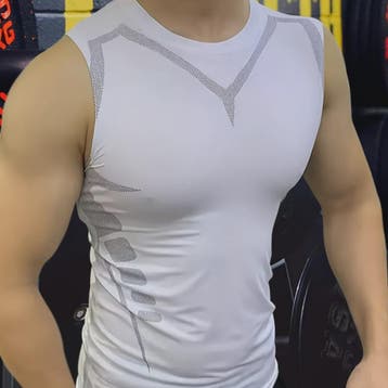 Heren Compressie Tanktop - Sneldrogend Sportshirt voor Fitne, Verzenden, Nieuw