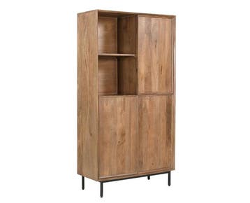 Opbergkast Ravenstein 90 cm - Naturel, Ophalen of Verzenden, Nieuw