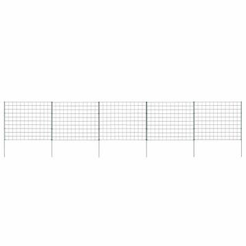 vidaXL Schuttingset 77,5x64 cm groen, Verzenden, Nieuw, IJzer, Minder dan 1 meter