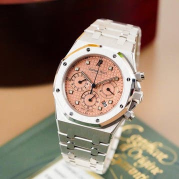 Audemars Piguet - Royal Oak Chronograph White Gold Salmon, Nieuw
