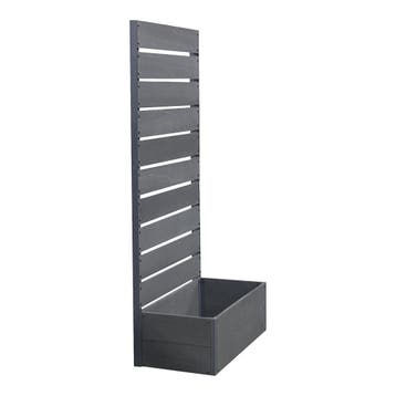 Plantenbak met tuinscherm Heerde HKC 150x72x38 cm grijs [en., Verzenden, Nieuw