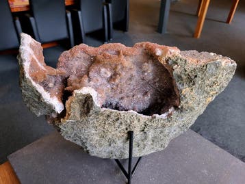 Amethist, Agaat, Vanadeniet op Bariet, Trilobiet, Mosasaurus, Ophalen