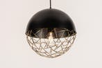 Rietveld Hanglampen - Zwart, Goud - Metaal, Huis en Inrichting, Lampen | Hanglampen, Verzenden, Nieuw