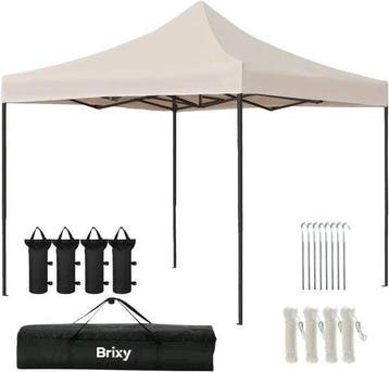 2dekans | Brixy Partytent - Paviljoen - Easy Up - Opvouwbaar, Ophalen of Verzenden, Zo goed als nieuw