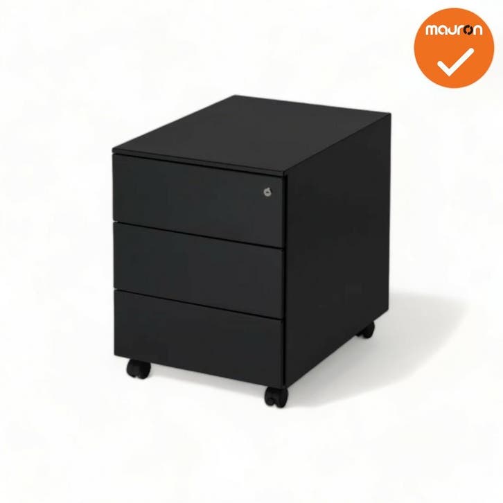 Ladeblok - 14N - 3 Lades - 62x42x58cm - Zwart (Ladeblokken), Zakelijke goederen, Kantoor en Winkelinrichting | Kantoormeubilair en Inrichting