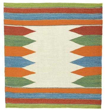Handgeweven Designer Kelim - Kelim - 107 cm - 100 cm, Nieuw
