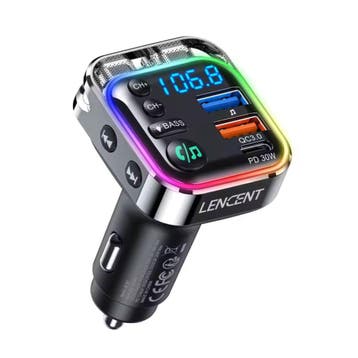 USB Autolader met Bluetooth Transmitter - Handsfree Oplader, Telecommunicatie, Verzenden, Nieuw