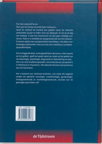 Handboek pijnbestrijding 9789058980076, Verzenden, Zo goed als nieuw