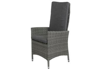 VDG Timber wicker verstelbare tuinstoel - Organic grey, Verzenden, Nieuw, Overige materialen