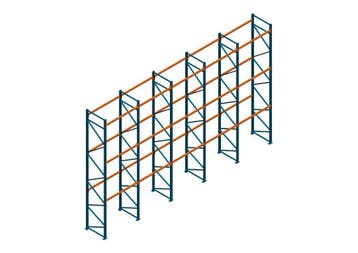 Voordeelrij Nedcon Palletstelling 6000x9725x1100mm hxbxd