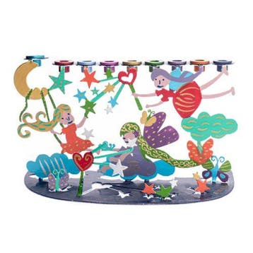 Chanukah Menorah, Chanoekia van Yair Emanuel met meisjes..., Nieuw