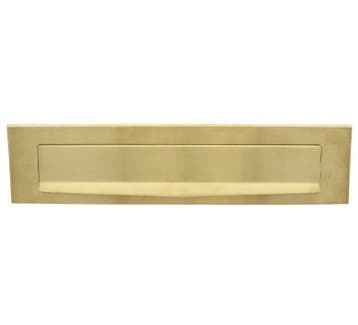 Briefplaat BASICS LB535 PVD mat goud, Verzenden, Nieuw