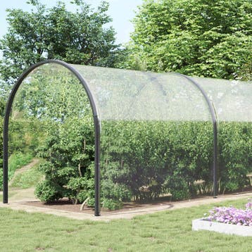 vidaXL Plantenhoes 8 x 8 m PVC Transparant, Verzenden