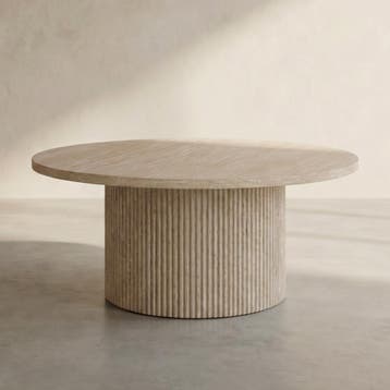 *WOONWINKEL* Lage Salontafel Met Ribbels, Verzenden, Nieuw