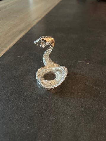 Christofle - Beeldje - Serpent - Verzilverd
