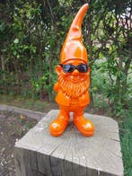 Beeld, funny gnome with sunglasses - 41 cm - polyresin