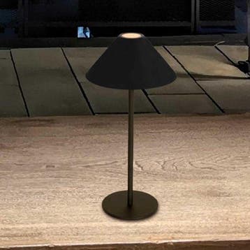 2dekans | Steinhauer tafellamp Ancilla - zwart - metaal - 15, Huis en Inrichting, Lampen | Tafellampen, Ophalen of Verzenden, Zo goed als nieuw